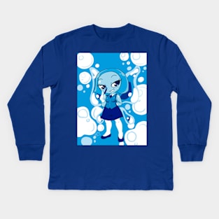 Aquamarine - Steven Universe Kids Long Sleeve T-Shirt